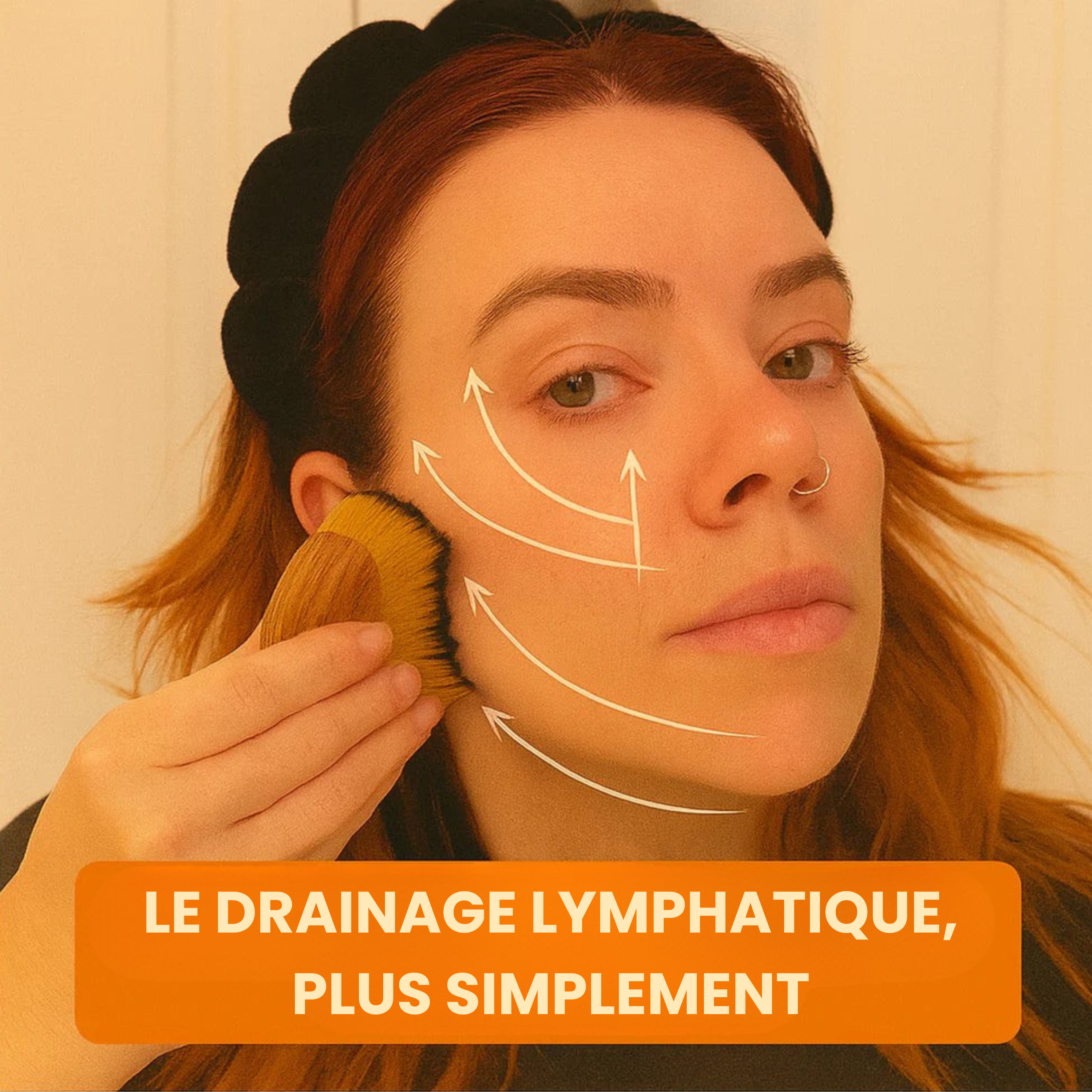 Brosse Lymphatique 2-en-1 Anti-Rides